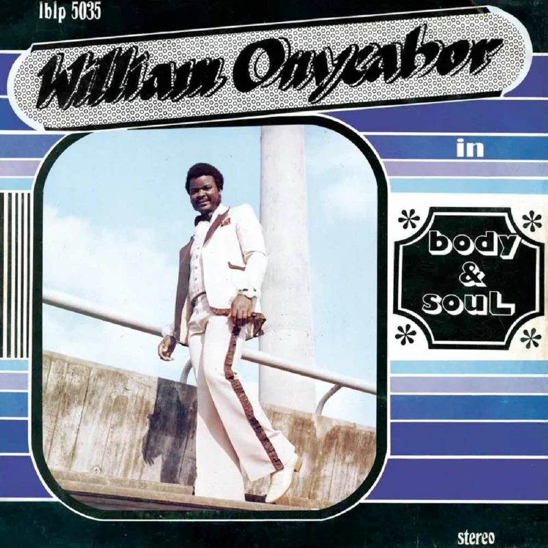 William Onyeabor - Body and Soul on limited colored vinyl