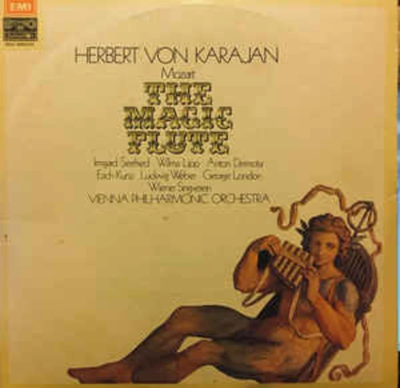 Wolfgang Amadeus Mozart, Herbert von Karajan, Irmgard Seefried, Wilma Lipp, Anton Dermota, George London (2), Vienna Philharmonic Orchestra*  The Magic Flute (1986)