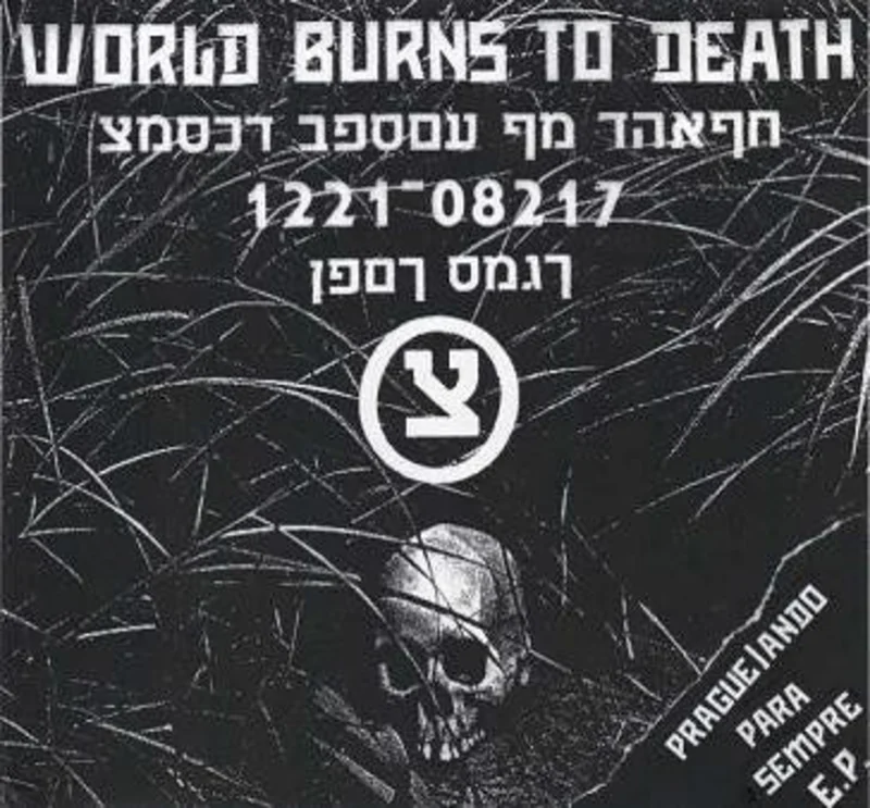 World Burns To Death / Sick Terror - Split USED 7"
