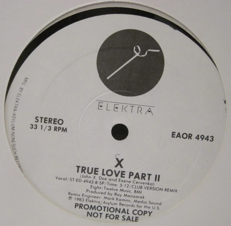 X - True Love Part II 12"