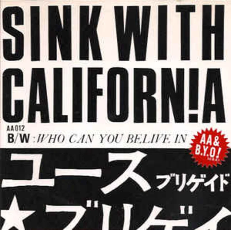 Youth Brigade - Sink With California USED 7"