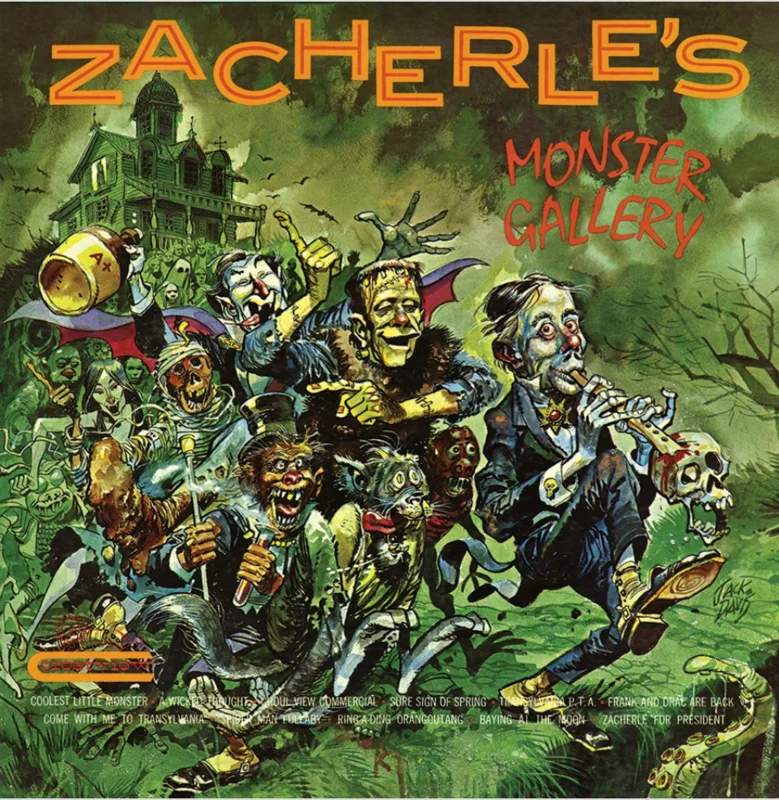 Zacherle - Zacherle's Monster Gallery - LTD Clear w/ pumpkin splatter vinyl