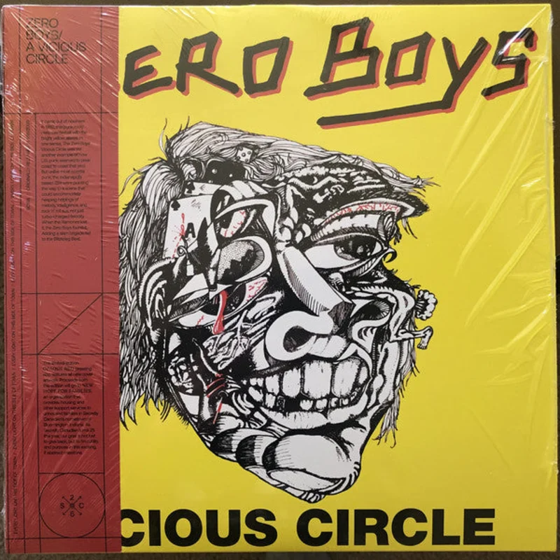 Zero Boys - Vicious Circle NEW LP (red vinyl)