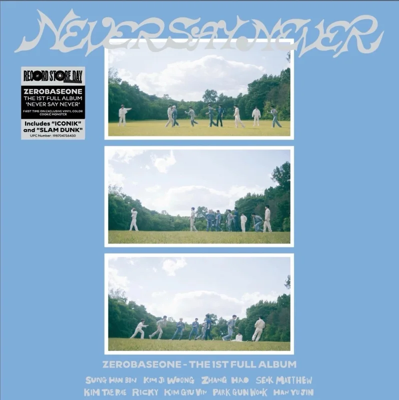 ZeroBaseOne - Never Say Never - on limited colored vinyl for RSD26